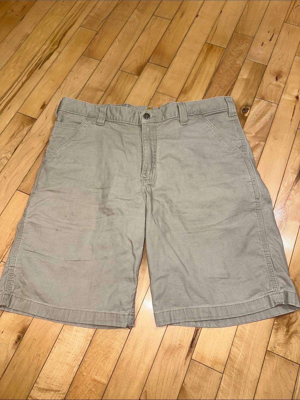 Carhartt Men's Flat Front Shorts Grey